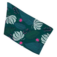 알로데 네이처 플라워 비치타월 80 x 160 cm, 01 그린리프, 1개