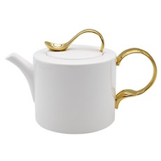 Twig NEWYORK 金夏潤餐具金色低身茶壺, 1個, 850ml, 混色