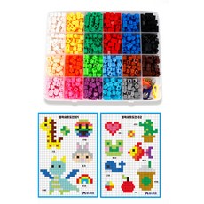 Uniart D폼積木套組 9mm, 混合色, 1套