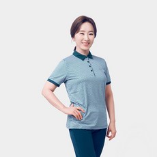 PROWORLDCUP 女性印花翻領T恤 Q223-342