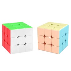 agaplus 3X3X3 天才魔術方塊 2件組, 隨機出貨, 2套