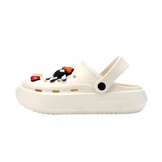 U.SEVEN 女款EVA氣墊DM Bloom拖鞋, 米色, 255