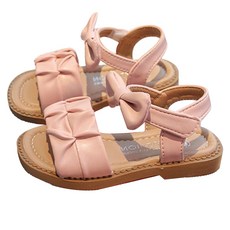 꼬꼬마슈 여아용 스트랩 플랫 샌들 kd3698