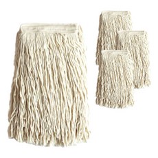 World Clean 麻浦拖把 高級原絲 450g, 4個