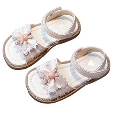 Kkokkomasyu 女童繫帶平底涼鞋 kd3696