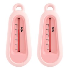 洗澡水溫度測量 洗澡溫度計 2p, 粉色