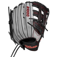 Wilson 2024 A1000 1750 外野手手套 左投用 WBW101451125, 1個, SILVER + BLACK + RED