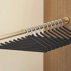 재니홈 논슬립 바지걸이, 블랙, 10개