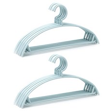 Jenny Home防肩角防滑旋轉型衣架, 藍色, 10個