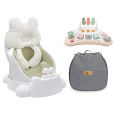 jellymom Wise Chair Friends 5種組, Olive(椅子）、Kkomi(枕頭）, 1組