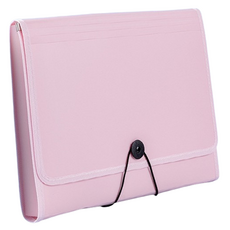 아스터 13칸 아코디언 정리 파일, 핑크, 1개