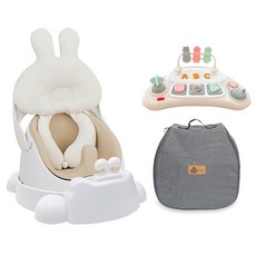 jellymom Wise Chair Friends 5種組, Amber Beige(椅子）、Toto(枕頭）, 1組