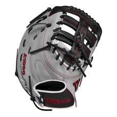 Wilson 2024 A1000 1620 一壘手手套 右投用 WBW101452125, 1個, 銀色 + 黑色 + 紅色