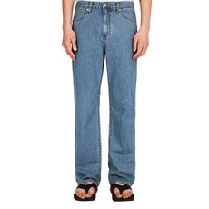 랩101 남성용 톰 베이직 워시드 소프트 데님 면 긴바지 LN1DTM3