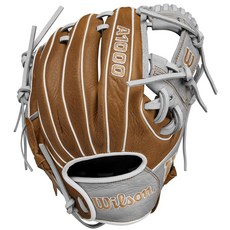 Wilson 2024 A1000 PF11 內野手 / 投手 手套 WBW101441, 1個, 鞍褐色 + 銀色 + 白色