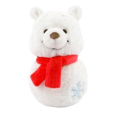 디즈니 푸 스노우맨 인형, 화이트, 25cm, 1개