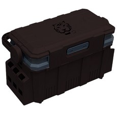 Oasi 天才收納多用途釣具箱, 黑色, 1個