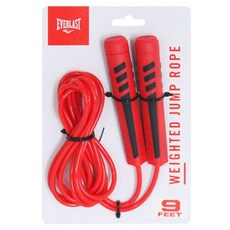 EVERLAST 重量跳繩, 紅+黑