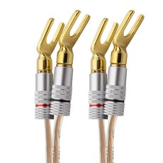 솔탑 국산 말굽 단자 무산소동선 80C 스피커 케이블, SOLTOP-307(15m), 혼합색상