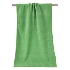 조니프리 극세사 스포츠 타올 35 x 75 cm, 그린, 1개