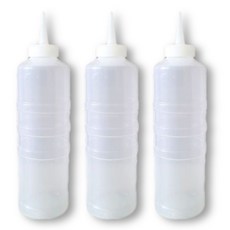 리빙패밀리 잘라쓰는 1구 소스병, 700ml, 3개