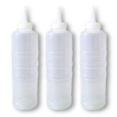 리빙패밀리 잘라쓰는 1구 소스병, 400ml, 3개