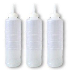 리빙패밀리 잘라쓰는 1구 소스병, 600ml, 3개