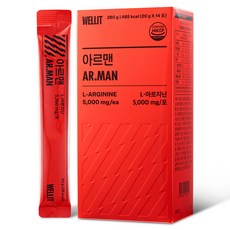 WELLIT Arman精胺酸 5000mg 14入, 280g, 1個