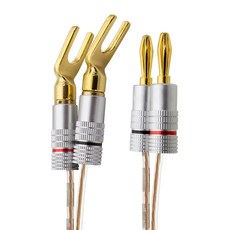 솔탑 국산 말굽 바나나 무산소동선 30C 스피커 케이블, SOLTOP-422(20m), 혼합색상