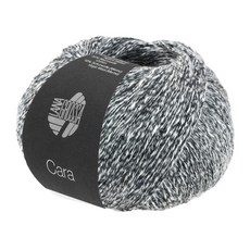 Lana Grossa Knitwit Cara, 1個, 16 Schwarz/Natur