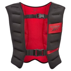 Reebok 負重背心 RWT-1128, 3kg, 黑+紅