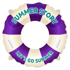 wooriga. Let's Go 夏季戲水把手圓管 100 cm, 1個, 紫色+條紋