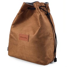 알로데 미러리스 카메라 렌즈 보호백 L, TYPE08브라운, 1개