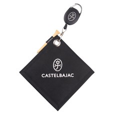 Castelbajac 高爾夫球巾, 1個, 黑色