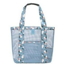 Alpha Commerce 多用途網狀瀝水沐浴包, 藍色