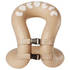 코코릭 아쿠아 아동 유아 넥튜브 구명조끼, 모카, 1개