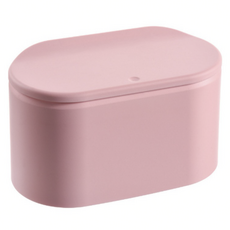 一鍵式迷你垃圾桶, 粉紅色, 1個