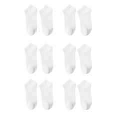 로이윙 남성용 로우탑 단목 통기성 양말 6켤레