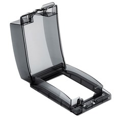 Banana Building插座安全防水保護殼 黑色, 2個