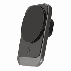 STT 모노에이 맥세이프 차량용 고속 무선충전거치대, 블랙, C-CU