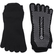 Asana 男士大尺碼全趾低筒五指瑜珈皮拉提斯襪