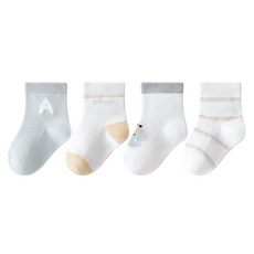 HARAROI 幼兒大象王襪子4雙組