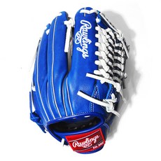 Rawlings HOH 特別訂製 SMU 棒球手套 右投用 GH4WXHDN65-4V-RY/W, 1個, 寶藍色 + 白色