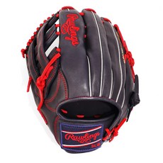 RAWLINGS HOH特別化妝SMU手套 左投用 GH4WXHDBH34-6-N/SC-RH, 1個, 海軍+猩紅色