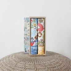 마리엔느 에티켓 스카프 2종 + 포장 케이스 세트