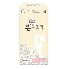 유기농본 유기농 순면 커버 팬티라이너, 1개, 40개입, 롱