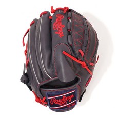 RAWLINGS HOH特別化妝SMU手套右投用 GH4WXHD206-12-N/SC, 1個, 海軍藍 + 猩紅色