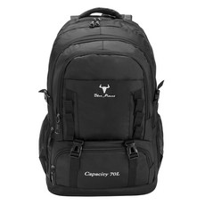 BLUEMOUNT 大容量戶外後背包 70L APZ306, 黑色