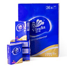 Vinda 維達 紙漿四層手帕紙巾, 36個, 8張