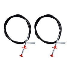 월드크린 변기 배수구 뚫기 집게 2m, 2개, 혼합색상